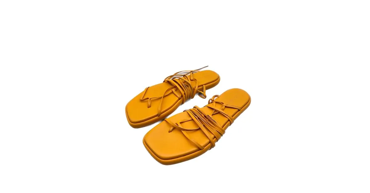 Autre Marque ILIO SMERALDO Sandalias T.UE 40 Cuero Naranja 