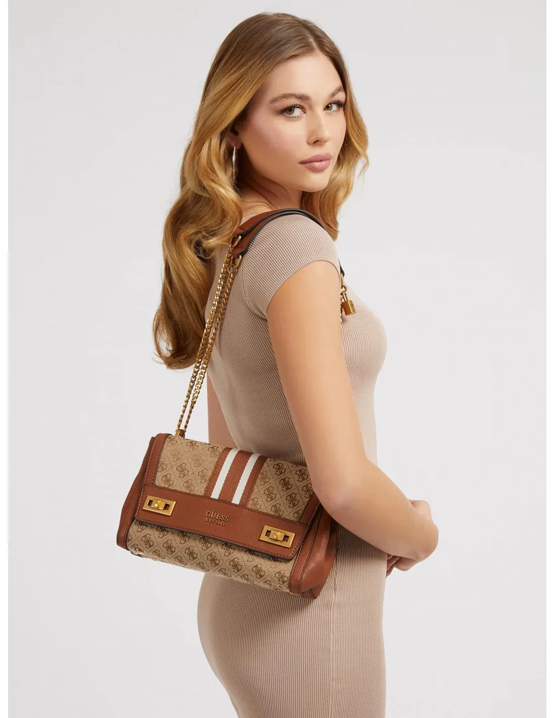 Bandolera Katey con logo 4g Guess