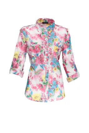 Blusa Estampada Cuello Sport Jackies MG36921