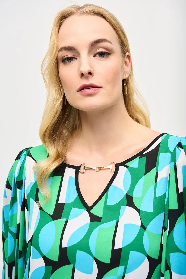 Blusa Estampada Joseph Ribkoff 241116