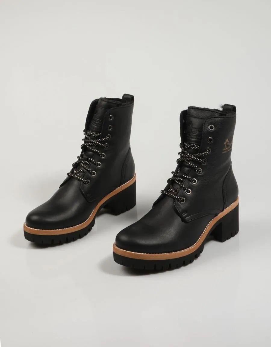  bottines PANAMA JACK Padma en Noir 84074