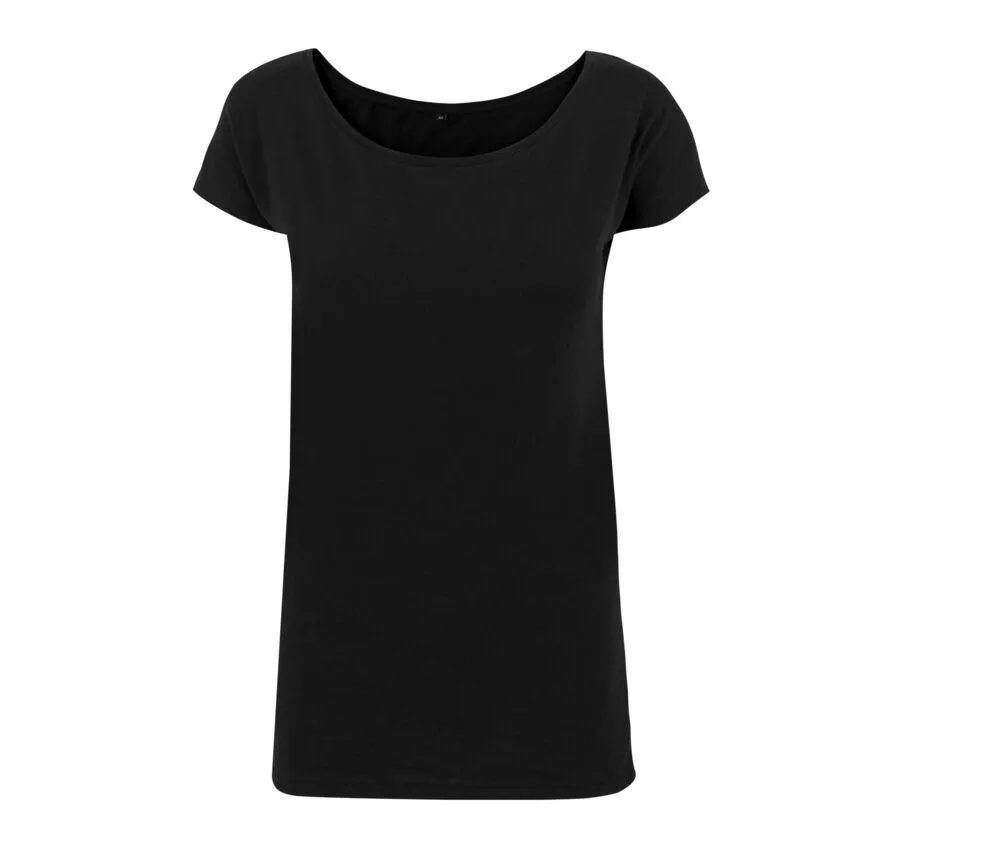 Build Your Brand BY039 - Camiseta cuello redondo mujer BY039 - Black