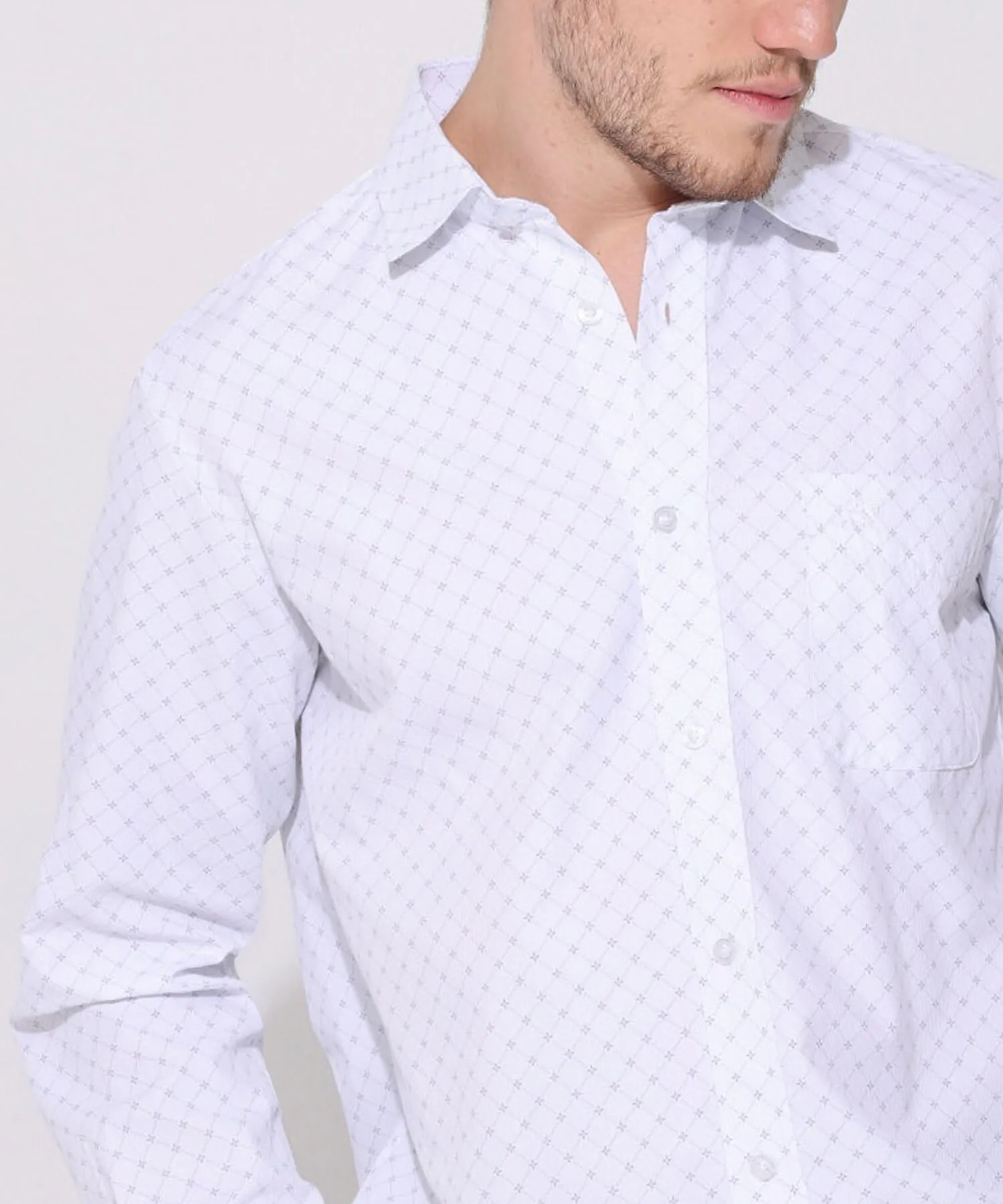 Camisa Básica Estampada-