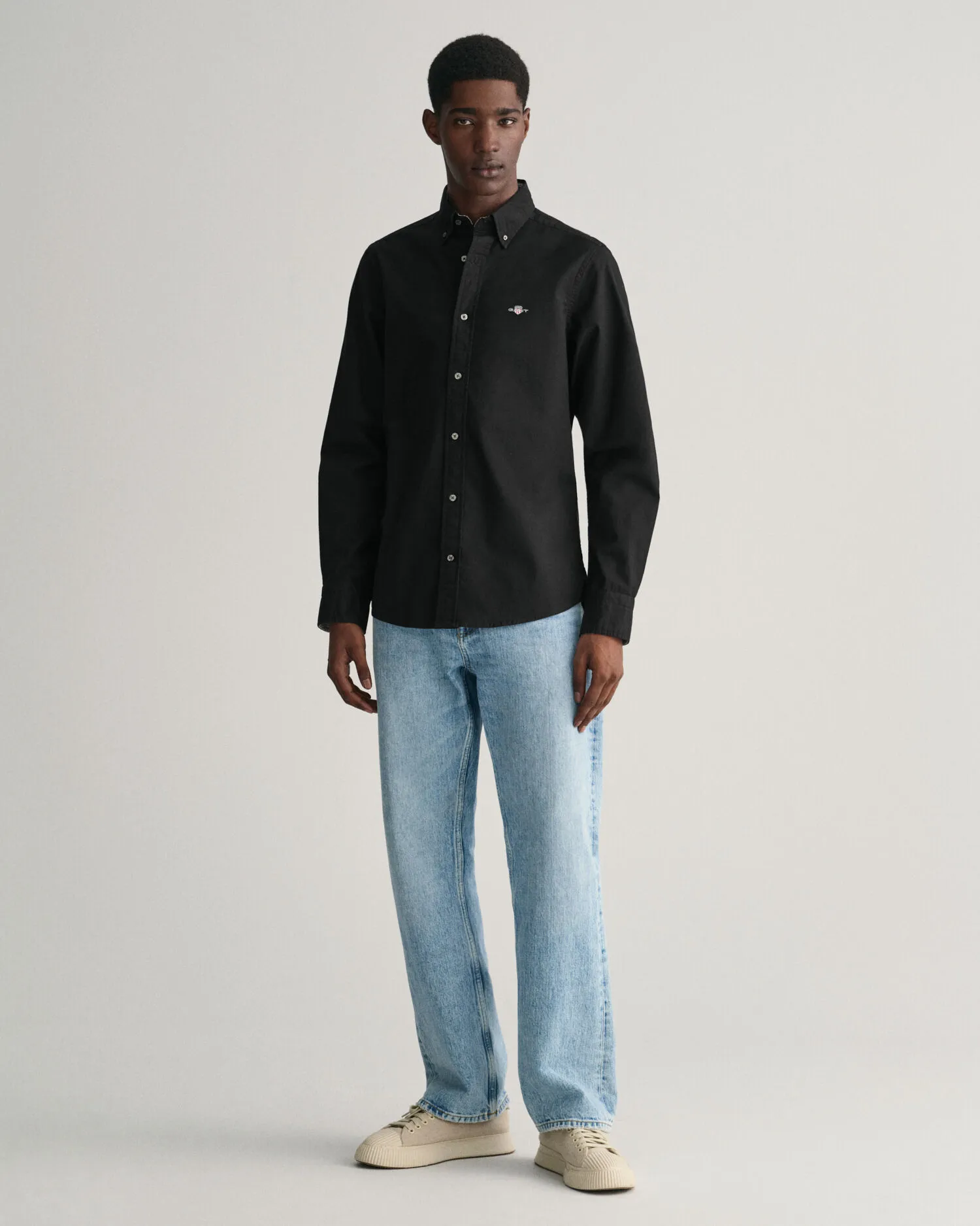 Camisa Oxford Slim Fit elástica