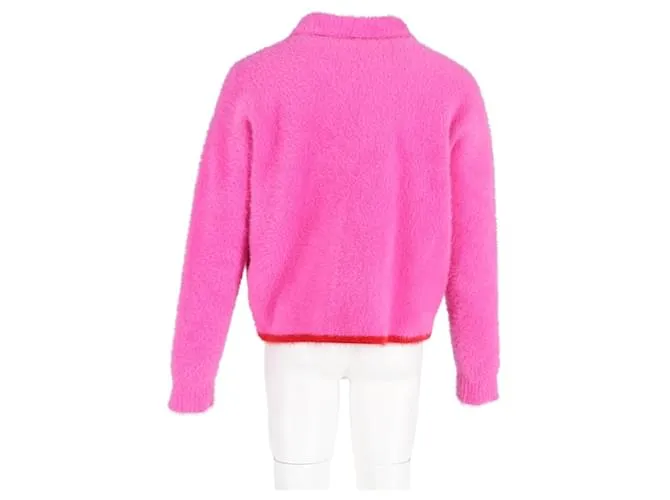 Camisa Polo Neve Jacquemus en poliamida rosa Castaño 