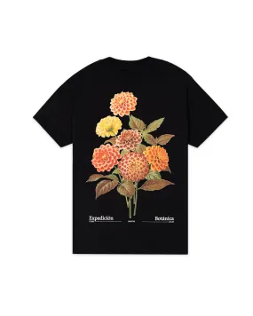 CAMISETA FLOWERS NEGRO