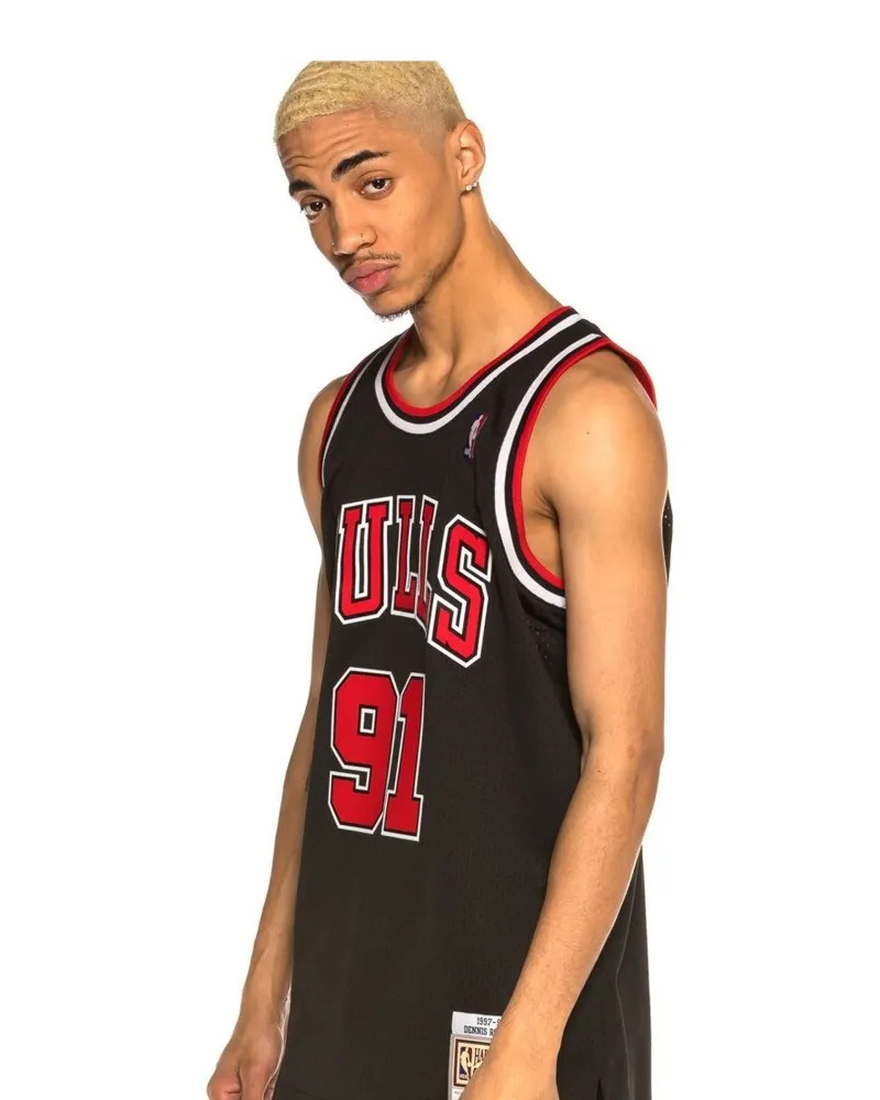 CAMISETA MITCHELL & NESS CHICAGO BULLS DENNIS RODMAN SWINGMAN JERSEY