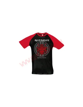 Camiseta Raglan MC Iron Maiden (Roja)
