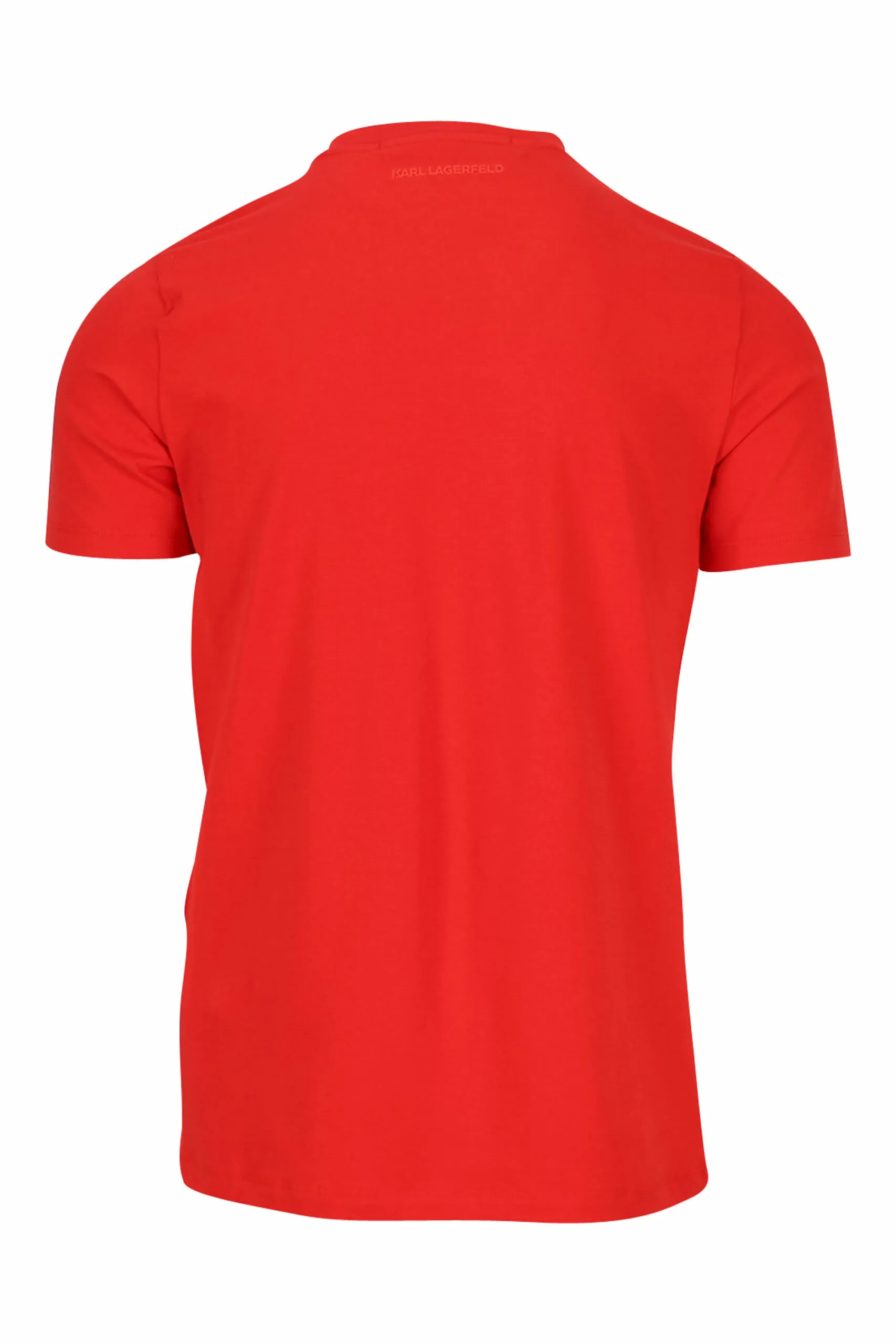 Camiseta roja con minilogo