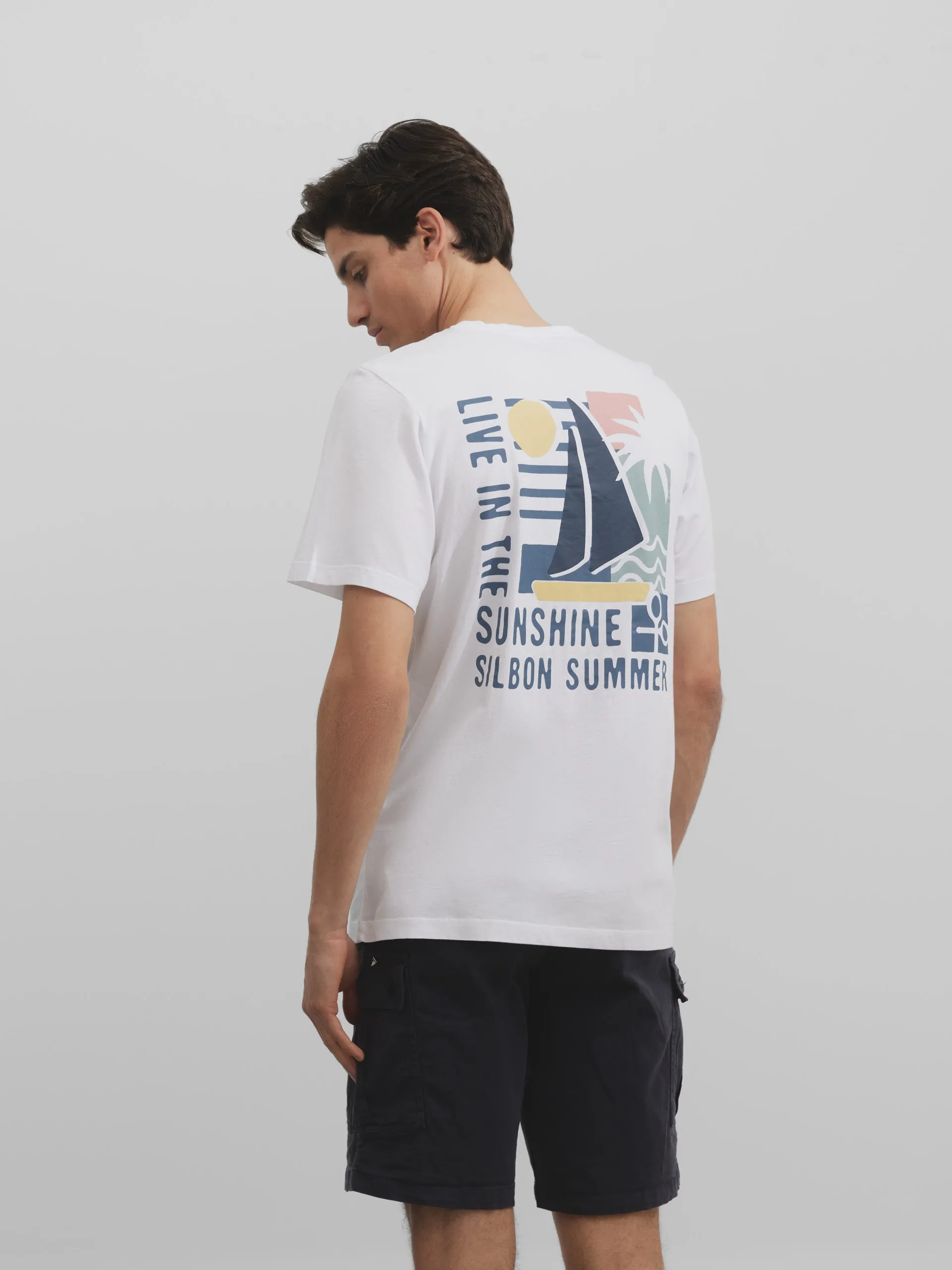 Camiseta silbon sunshine blanca