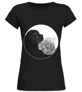 Cane Corso Yin Yang Camiseta cuello redondo Mujer