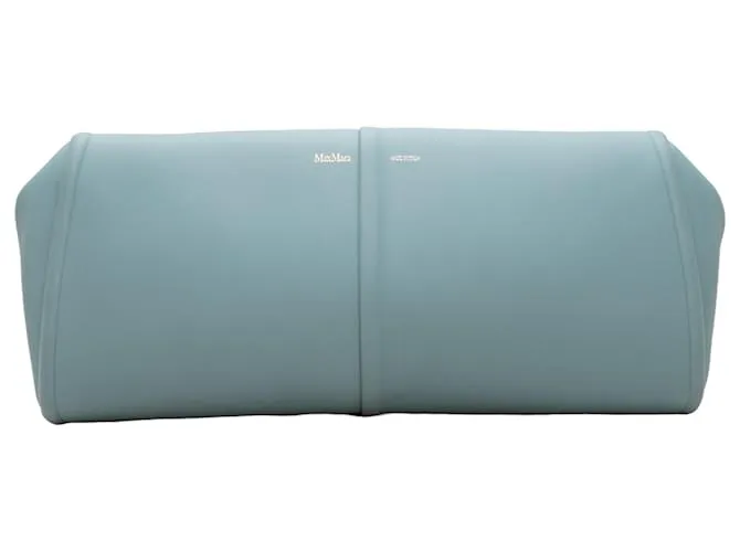 Clutch Elsap de cuero azul claro Max Mara 