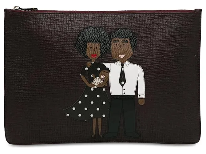 Clutch Rojo Dolce & Gabbana DG Family Roja 
