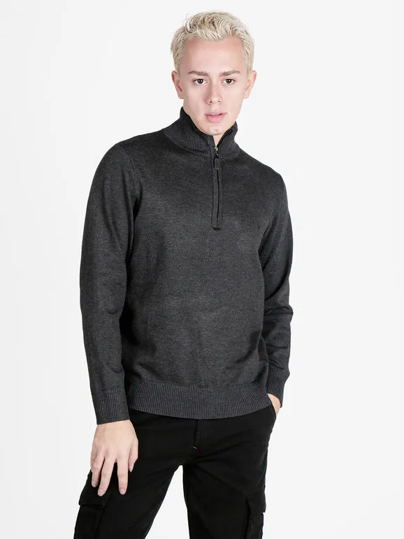 Coveri Moving Jersey de punto para hombre con media cremallera.