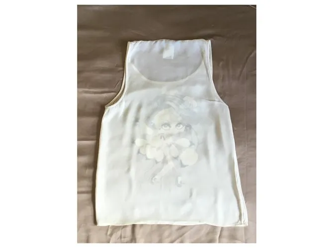 Dsquared2 Top de seda Ébano 