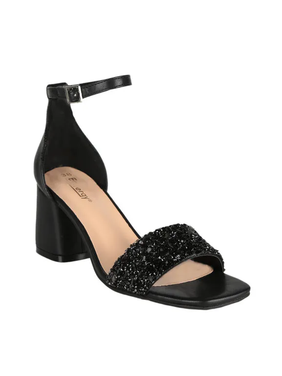 Energy Sandalias altas con pedrería para mujer
