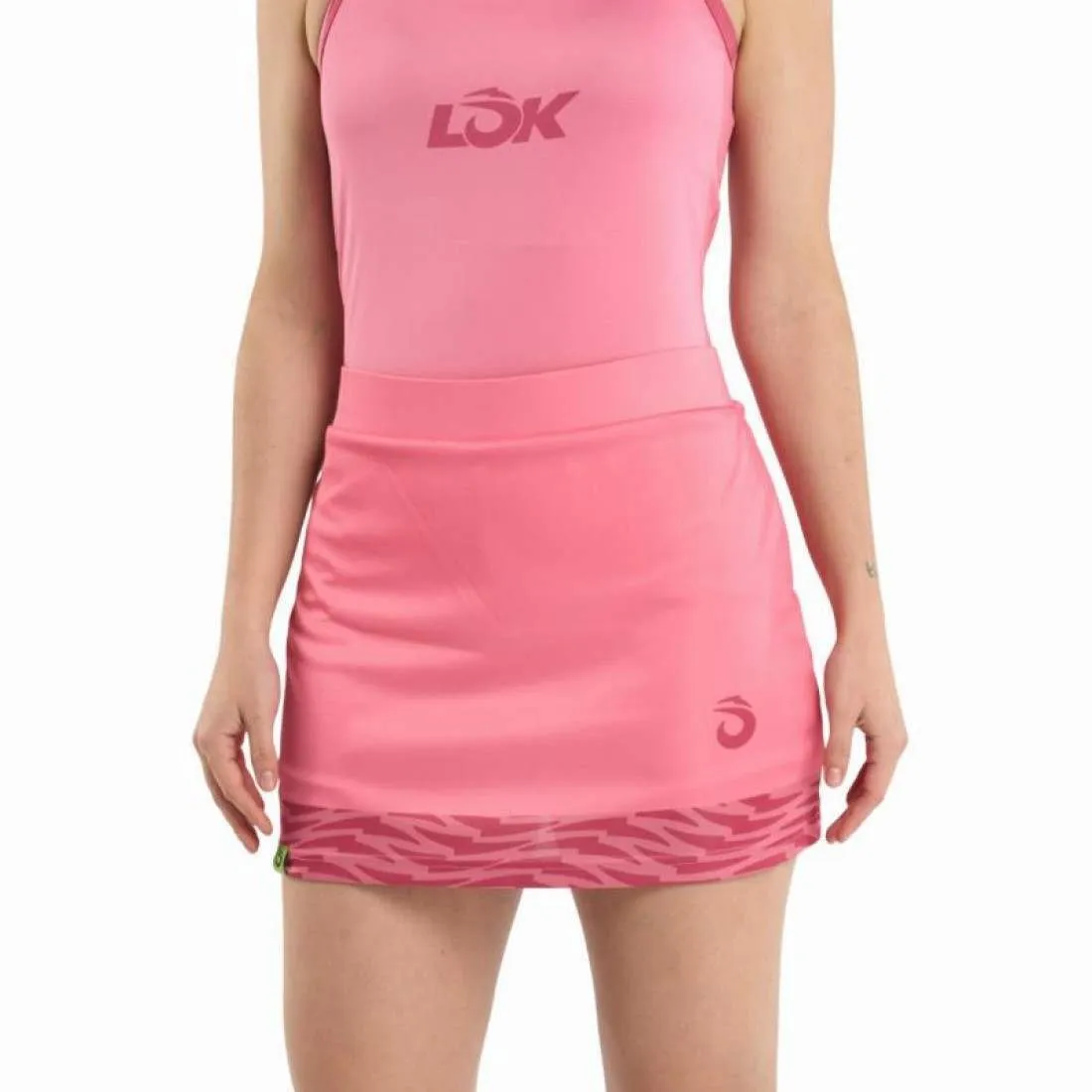 Falda Lok Edgeray Rojo Rosa | Lok