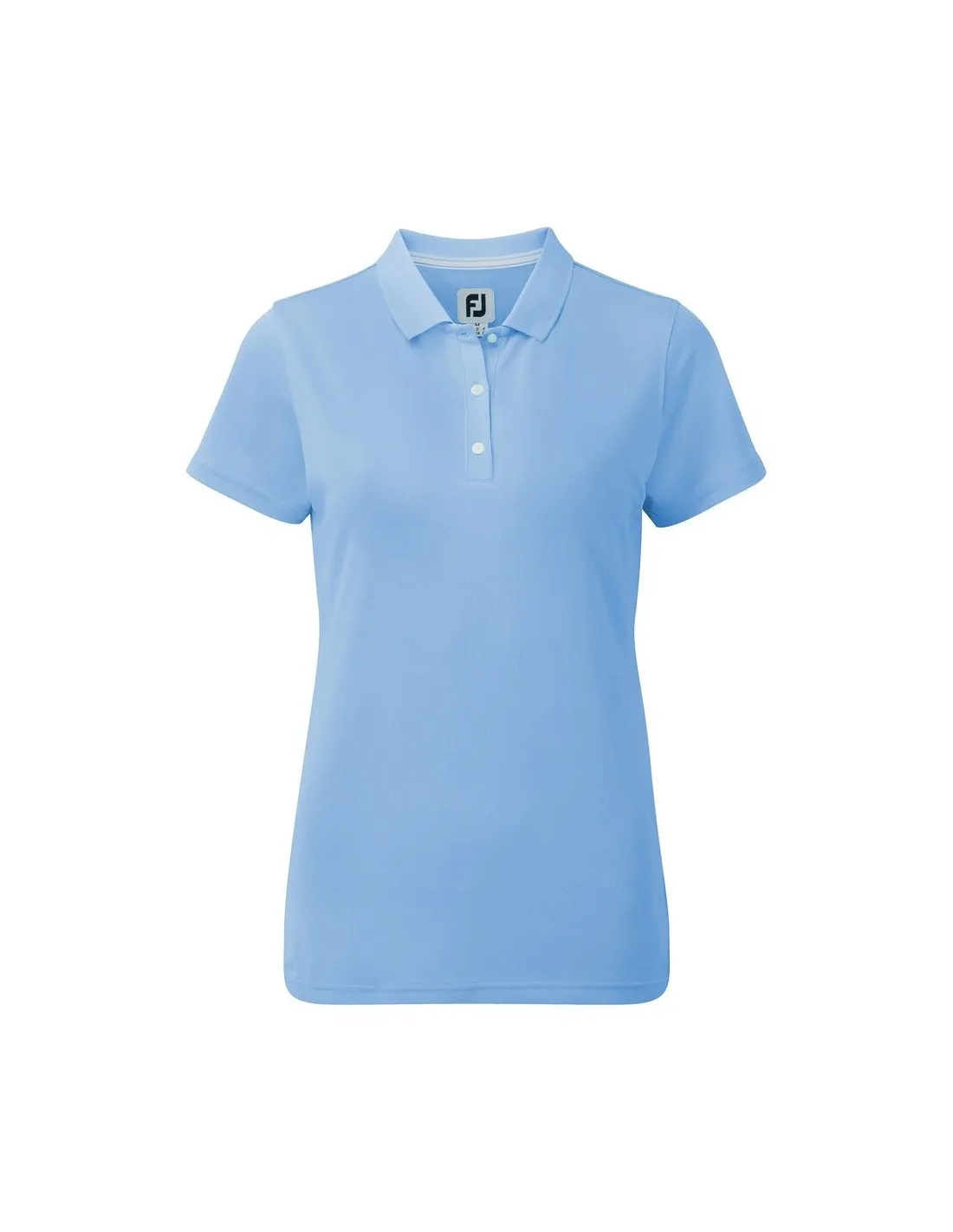 FOOTJOY STRETCH PIQUE LIGHT BLUE -  POLO MUJER