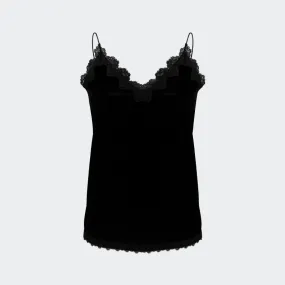 FRACOMINA Camiseta sin mangas negra Fracomina