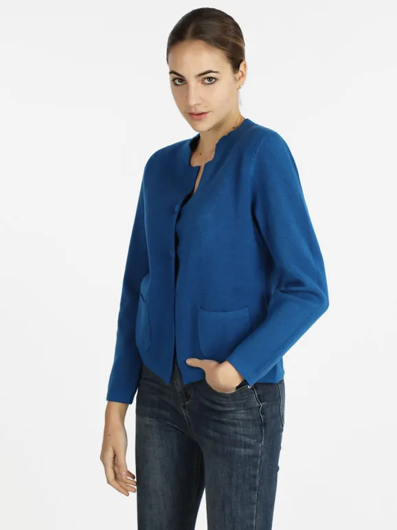 Griffai Cárdigan de punto para mujer con botones.