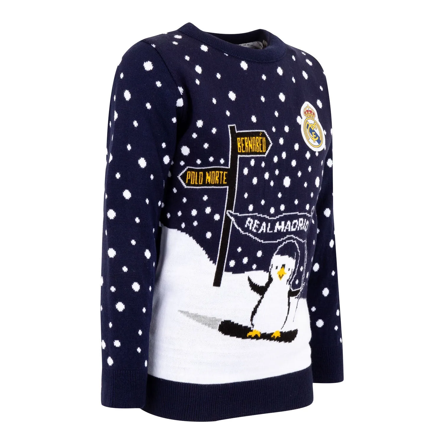 Jersey Navideño Niños Pingüino Ski