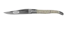 Laguiole en Aubrac Oyster L0212CQH cáscara de almeja, mate, navaja laguiole, 12 cm