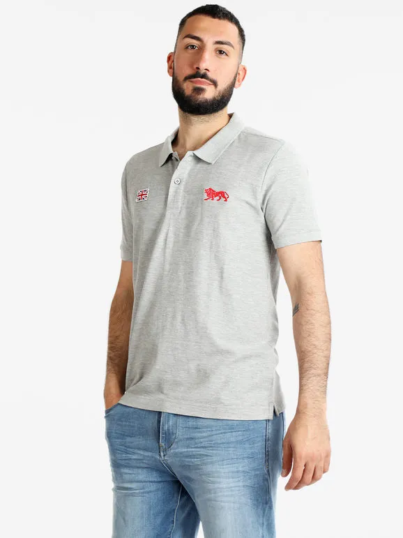 Lonsdale Polo de hombre de algodón de manga corta
