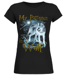 MY PATRONUS IS A WOLF Camiseta cuello redondo Mujer