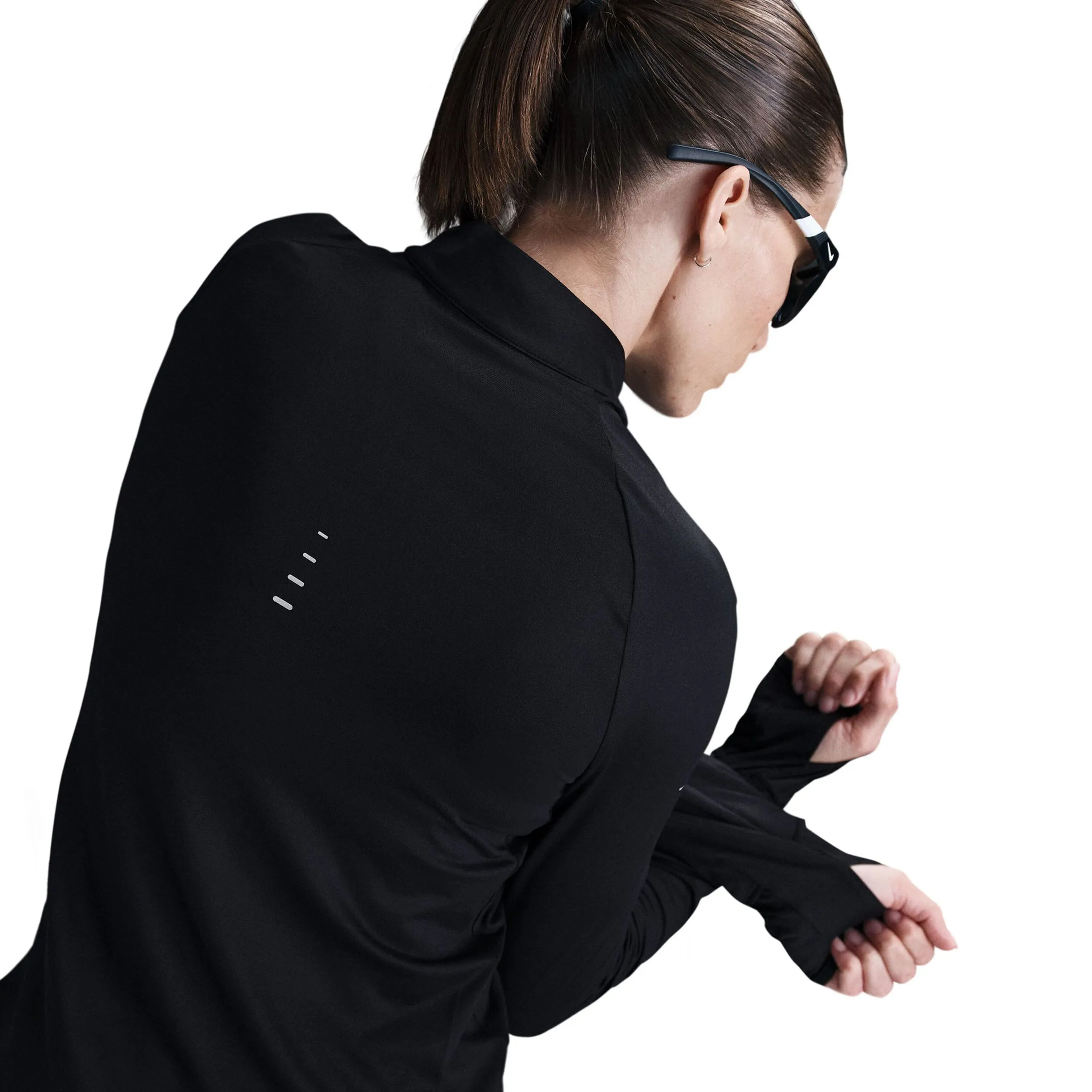 Nike Swift Half-Zip Camiseta De Running Mujeres