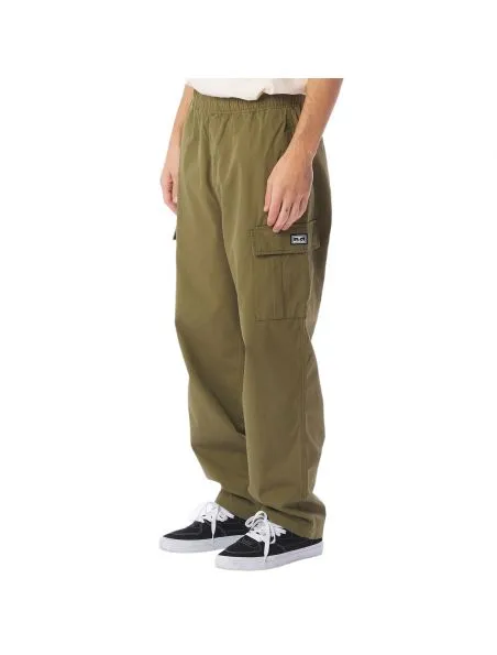 OBEY Pantalones Easy Ripstop Cargo Hombre Field Green