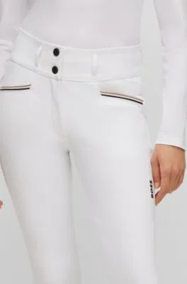 Pantalones de equitación de material superelástico con agarre integral