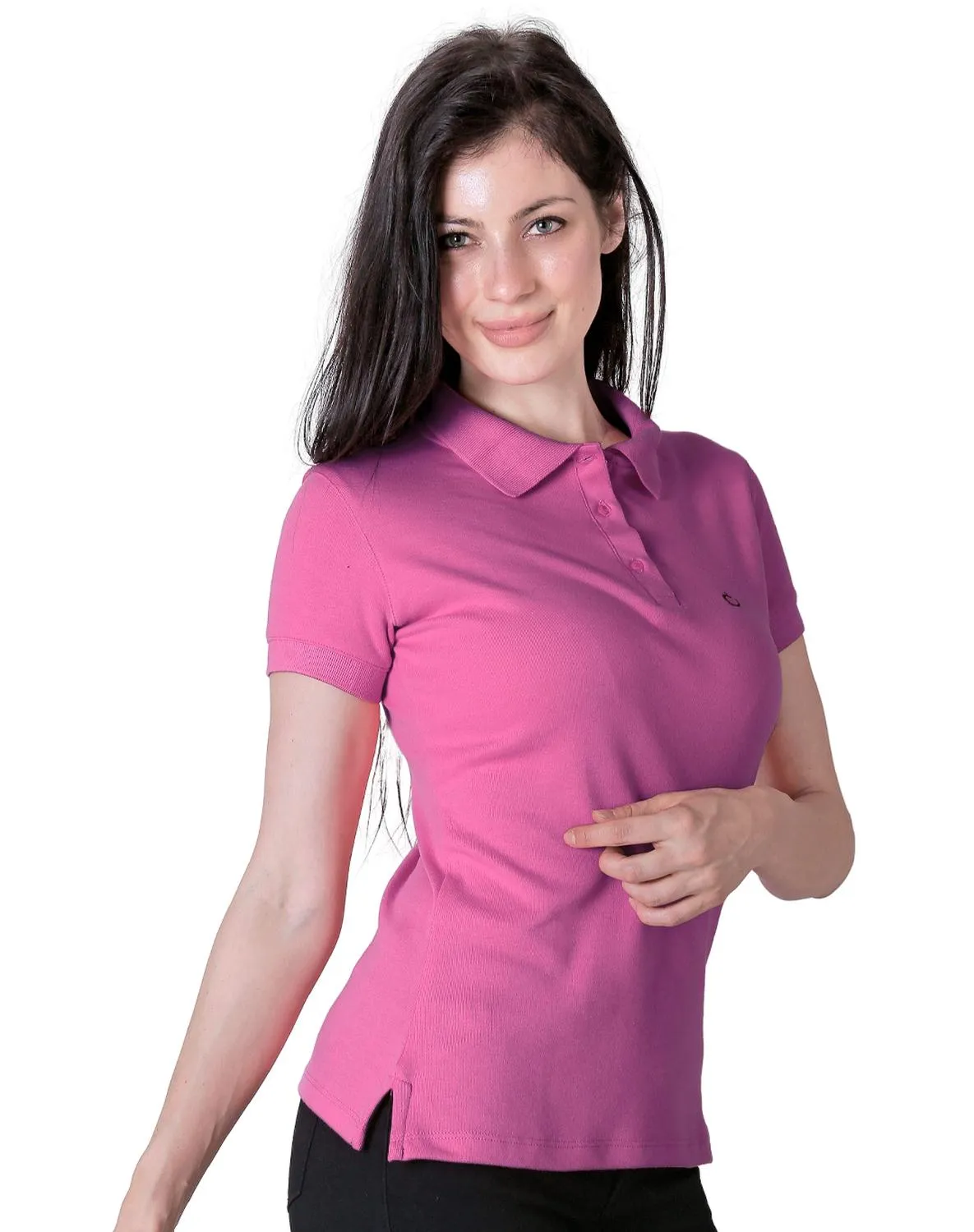 Playera Mujer Básico Polo Rosa Stfashion 52603807