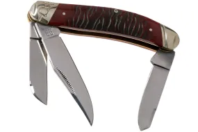 Rough Ryder Tiger Stripe Sowbelly RR2222 navaja