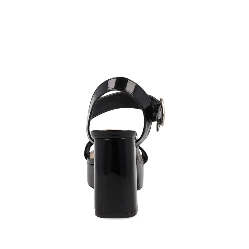 Sandalia Casual Trender color Negro para Mujer