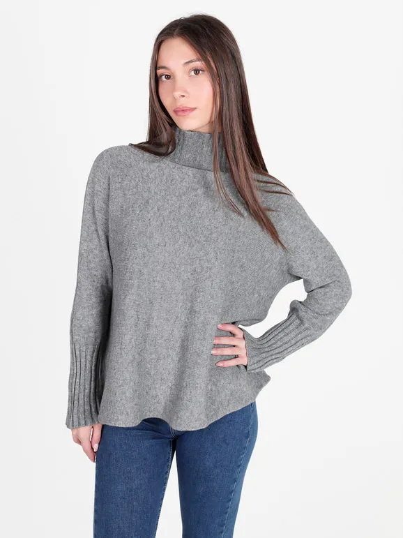 Solada Jersey oversize de mujer con cuello vuelto