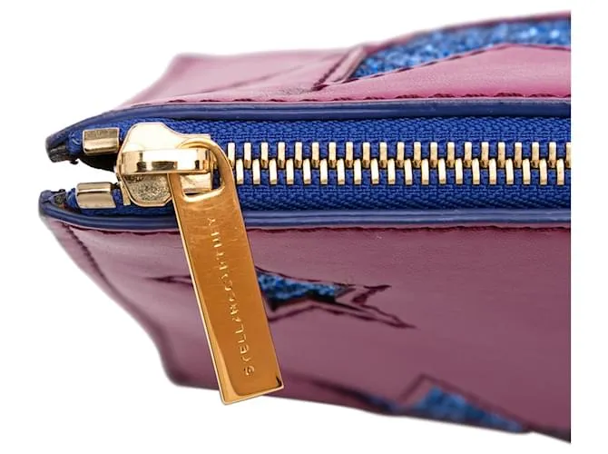 Stella Mc Cartney Clutch estrellas rosa Stella McCartney 