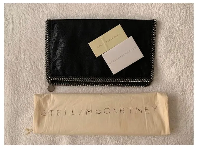 Stella Mc Cartney Clutch negro vegano Falabella 