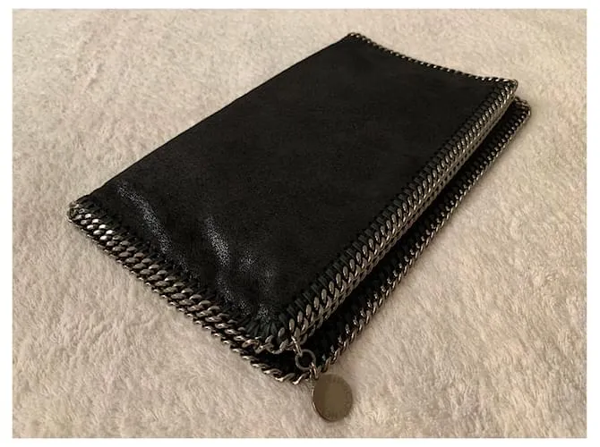 Stella Mc Cartney Clutch negro vegano Falabella 