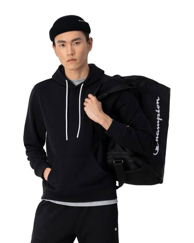 Sudadera champion negra small texted logo hoodie