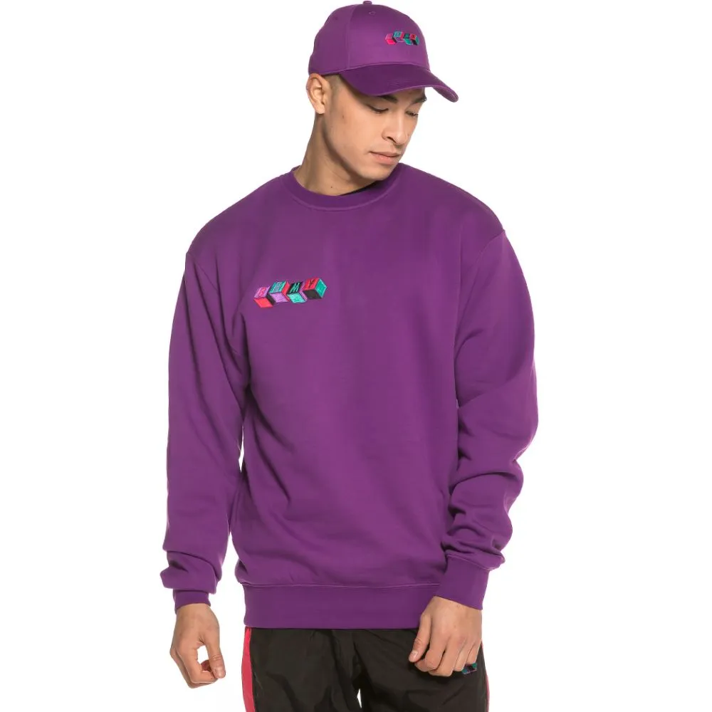Sudadera Grimey Brick Top Crewneck SS19 Violet