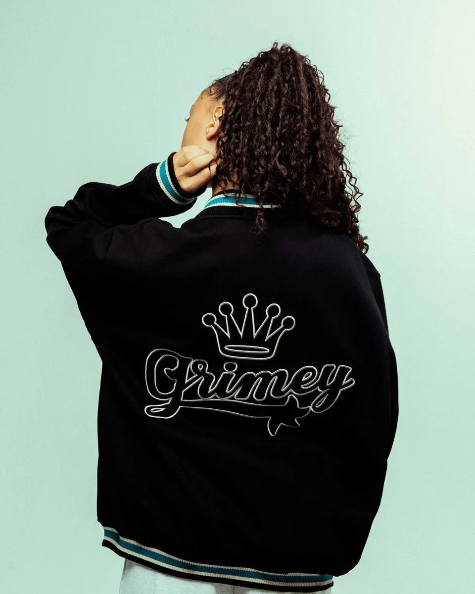 SUDADERA GRIMEY MADRID FLEECE BUTTON HEAVYWEIGHT - BLACK | FW23