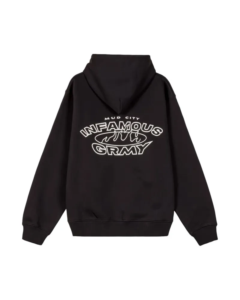 Sudadera grimey negra madrid the connoisseur heavyweight hoodie