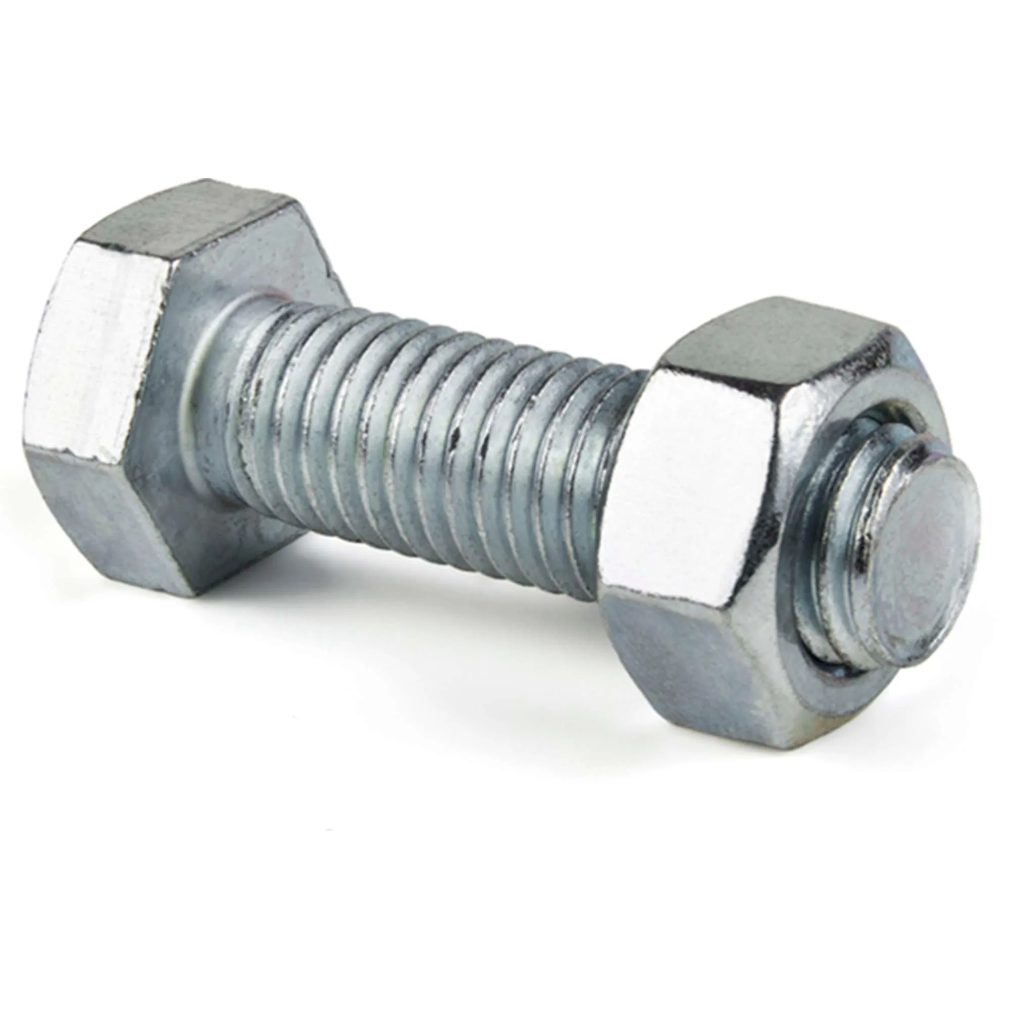 Tornillo de maquina con tuerca 8-32 X 3" paquete de 3