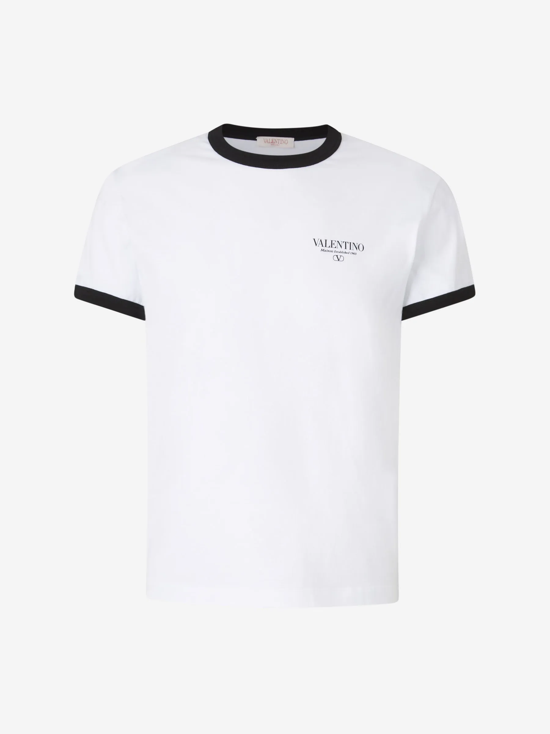 Valentino Camiseta Logo Contraste