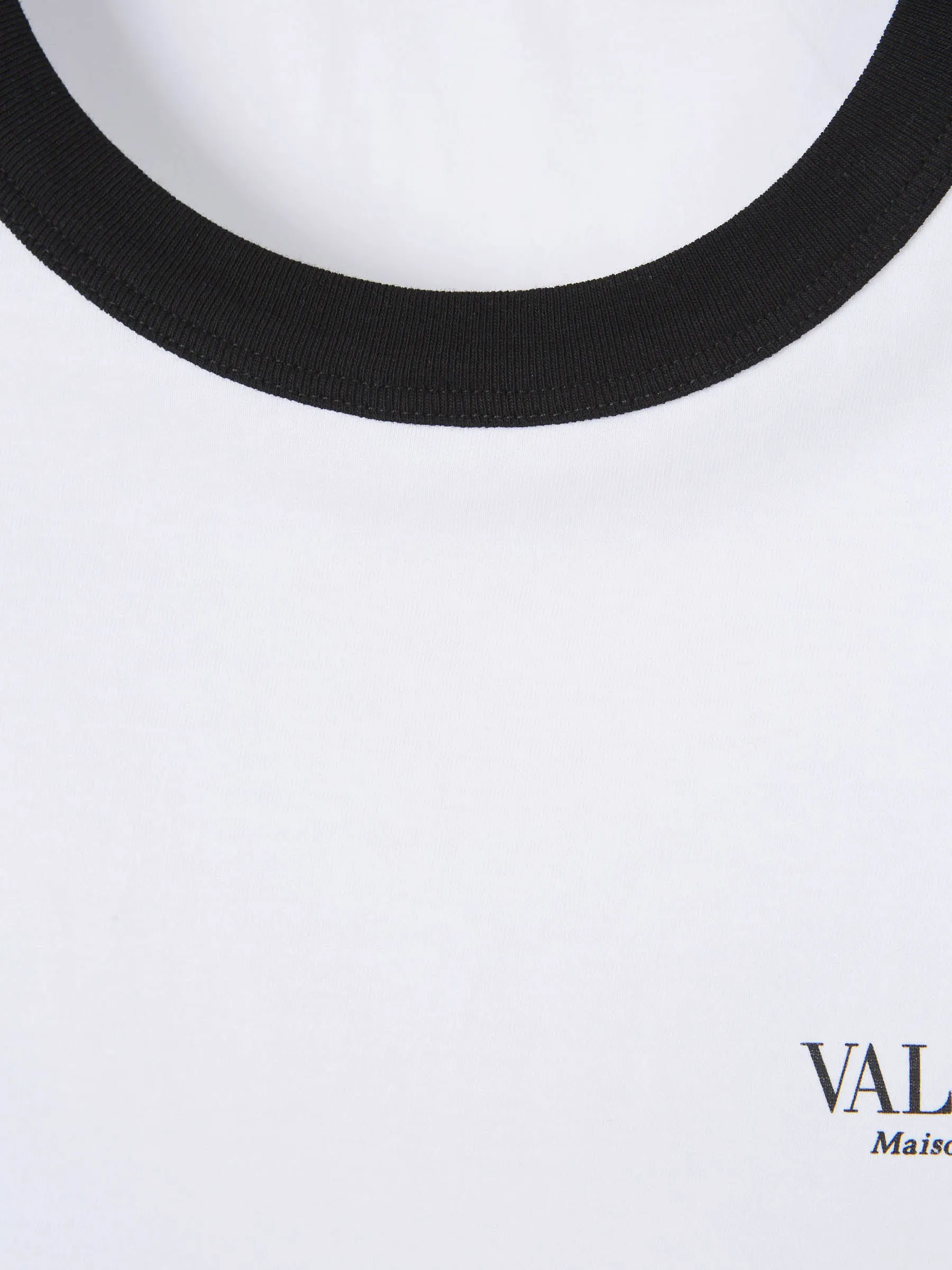 Valentino Camiseta Logo Contraste