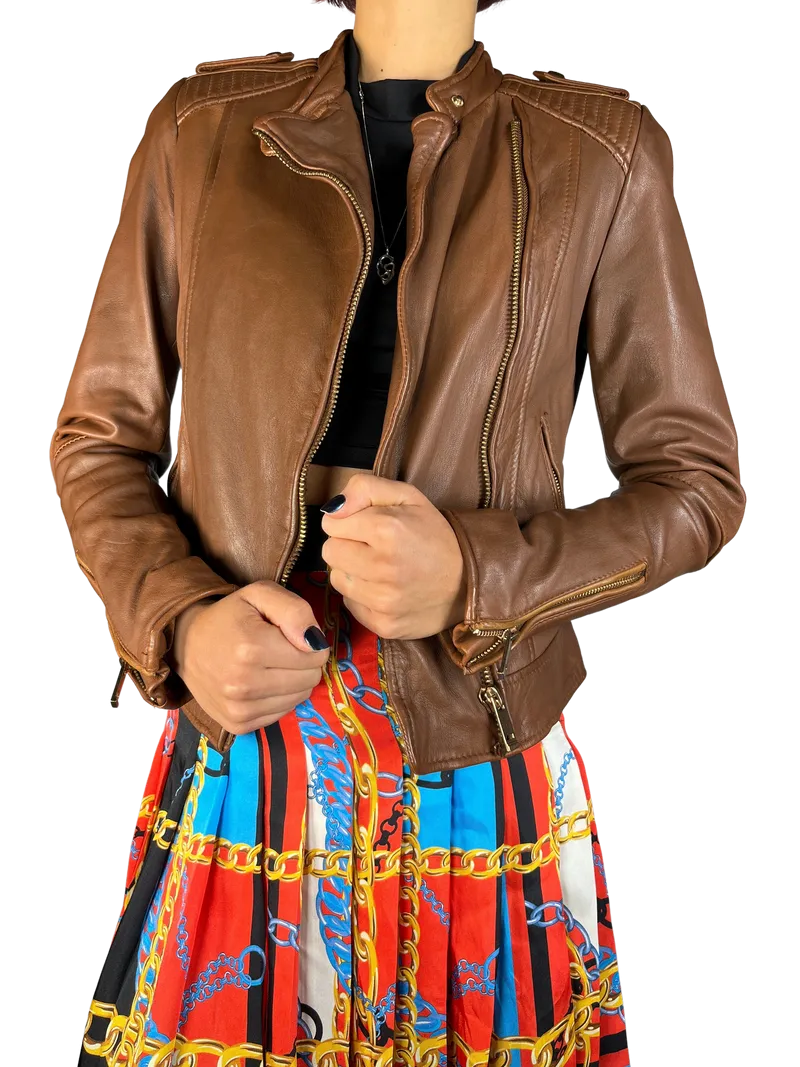 ZARA Chaqueta Cuero